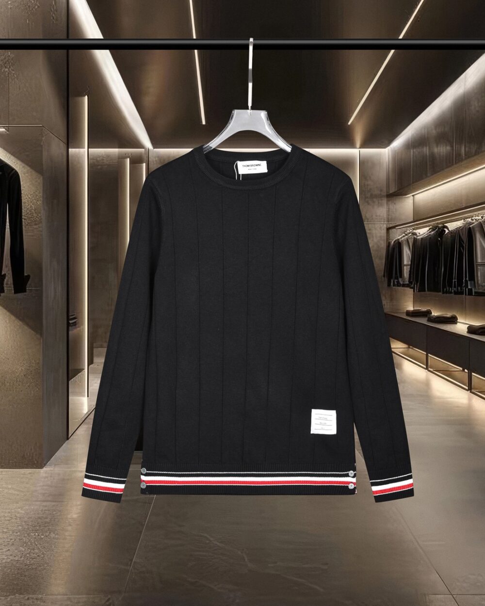 【THOM BROWNE】トム・ブラウン長袖 セーター 男女兼用！