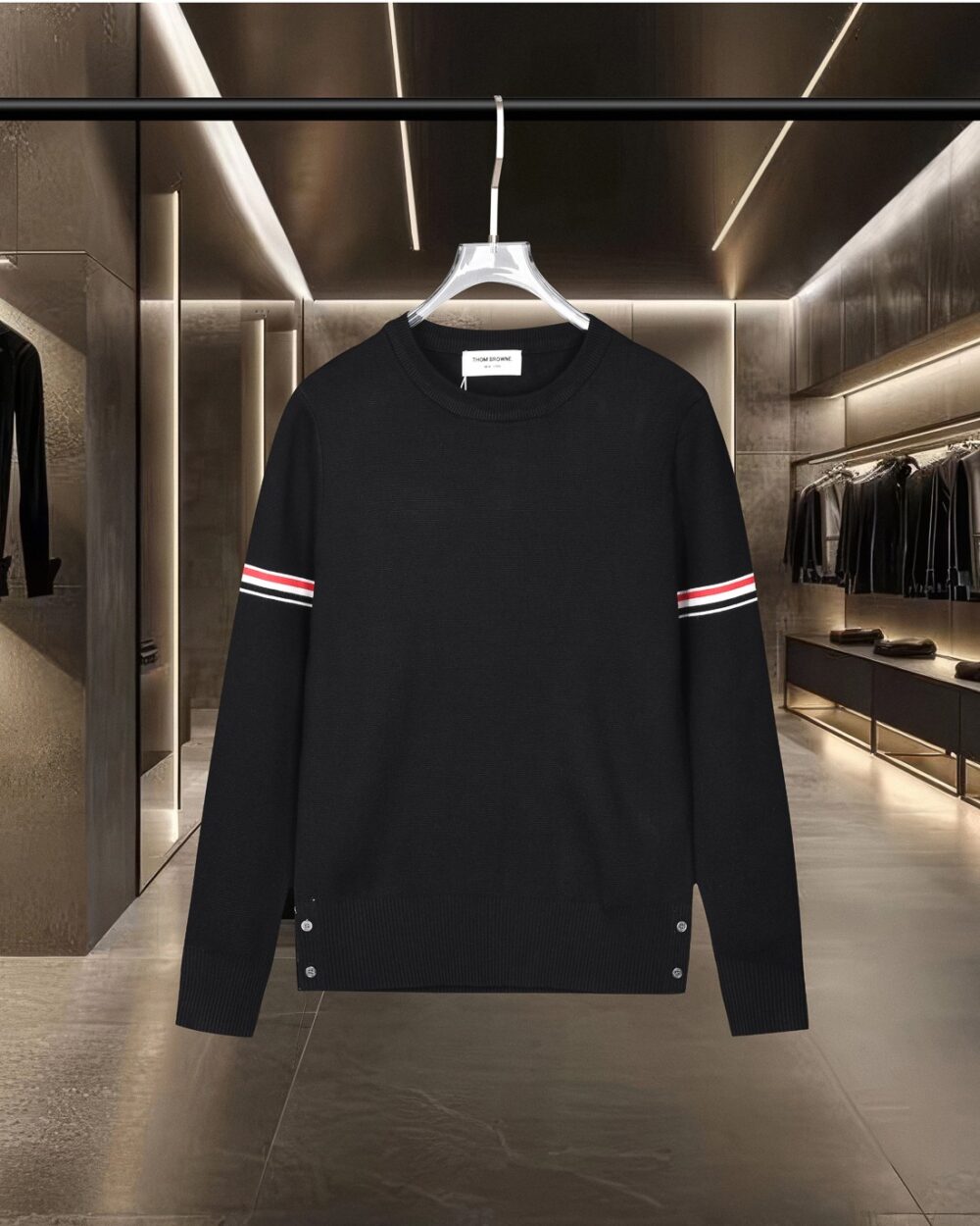 【THOM BROWNE】トム・ブラウン長袖 セーター 男女兼用！