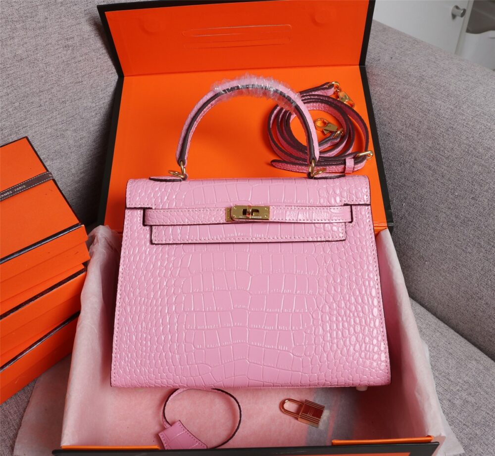 【HERMES】エルメス ケリー クロコ 25cm