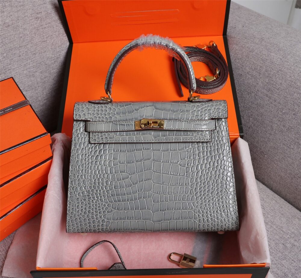 【HERMES】エルメス ケリー クロコ 25cm