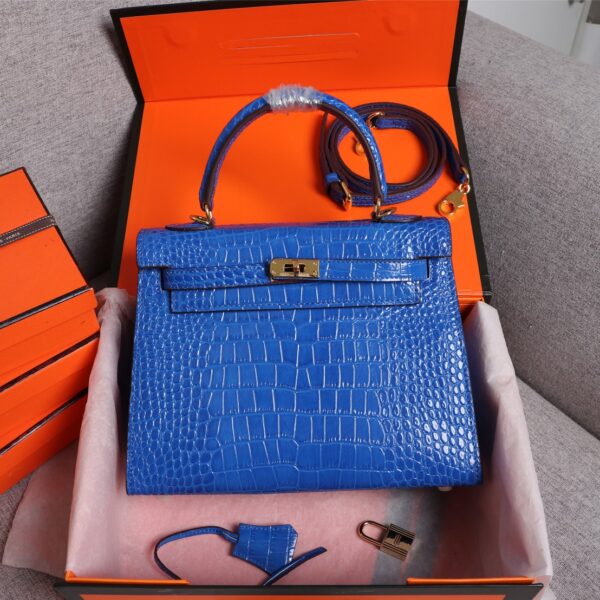 【HERMES】エルメス ケリー クロコ 25cm