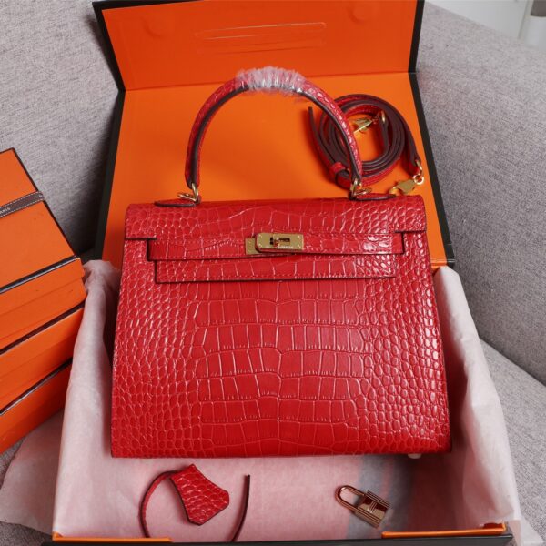 【HERMES】エルメス ケリー クロコ 25cm