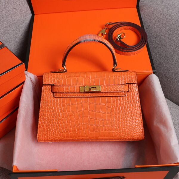 【HERMES】エルメス ケリー クロコ 25cm