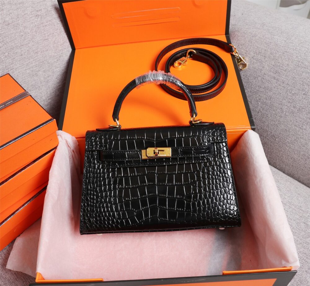 【HERMES】エルメス ケリー クロコ 25cm