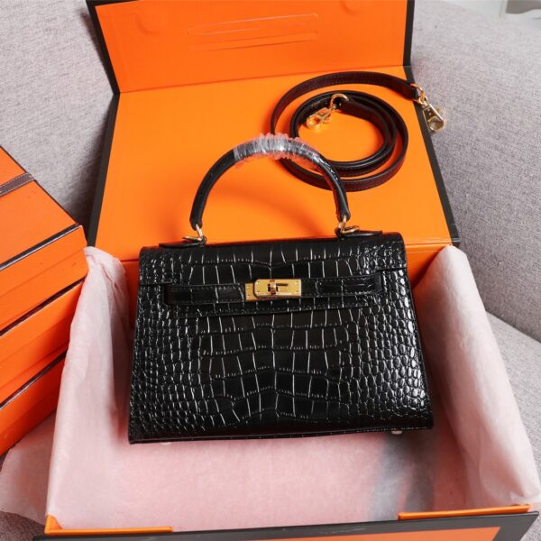 【HERMES】エルメス ケリー クロコ 25cm