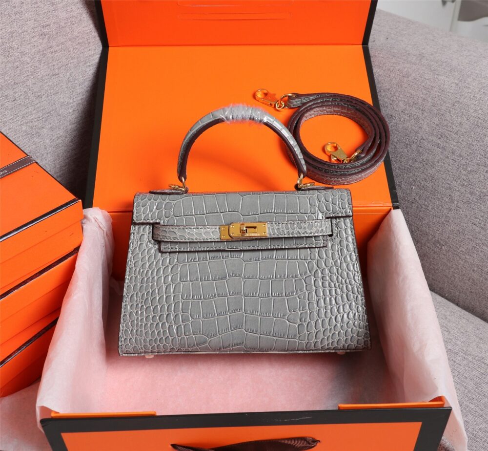 【HERMES】エルメス ケリー クロコ 25cm