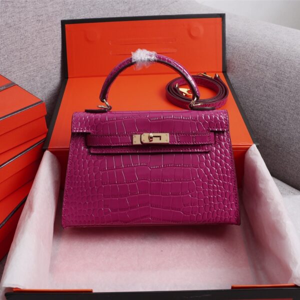 【HERMES】エルメス ケリー クロコ 25cm