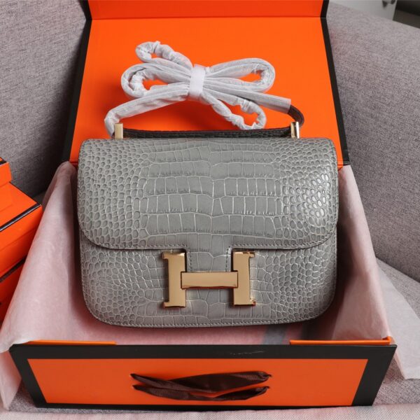 【HERMES】エルメス コンスタンス クロコ 24cm