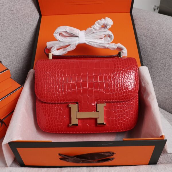 【HERMES】エルメス コンスタンス クロコ 24cm