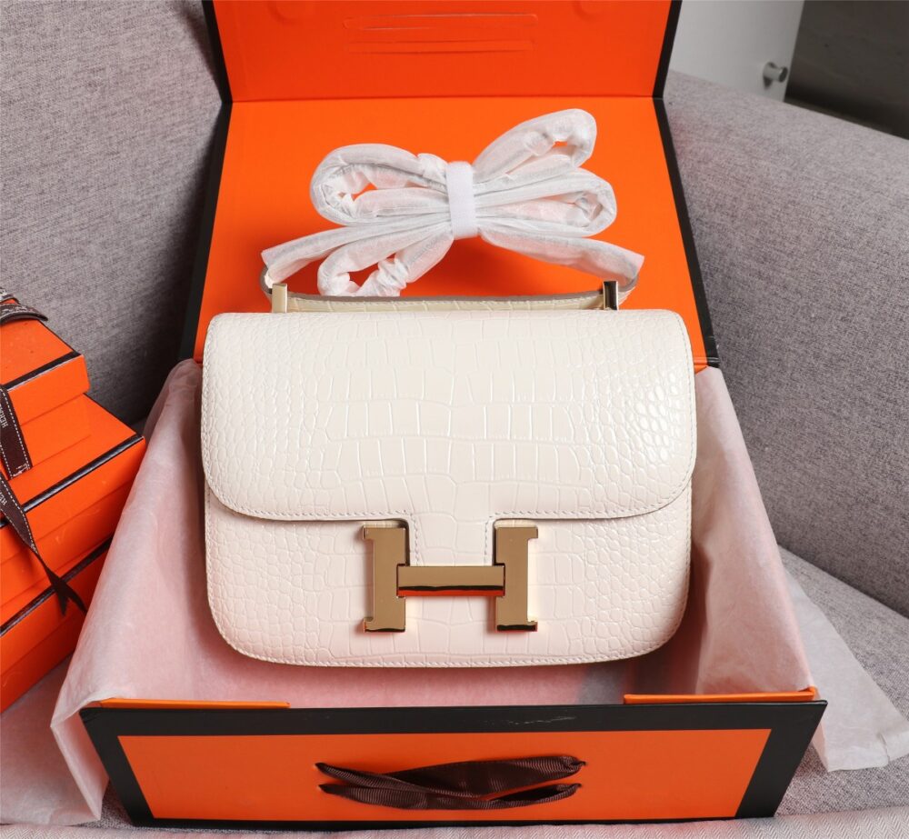 【HERMES】エルメス コンスタンス クロコ 24cm