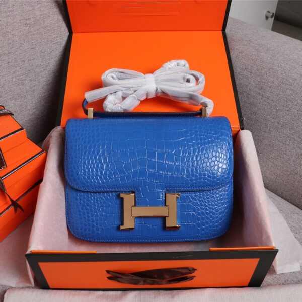 【HERMES】エルメス コンスタンス クロコ 24cm