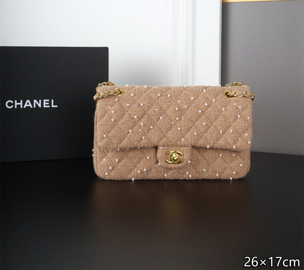 シャネル(Chanel) Classic Flap CF チェーン バッグ 26X17cm